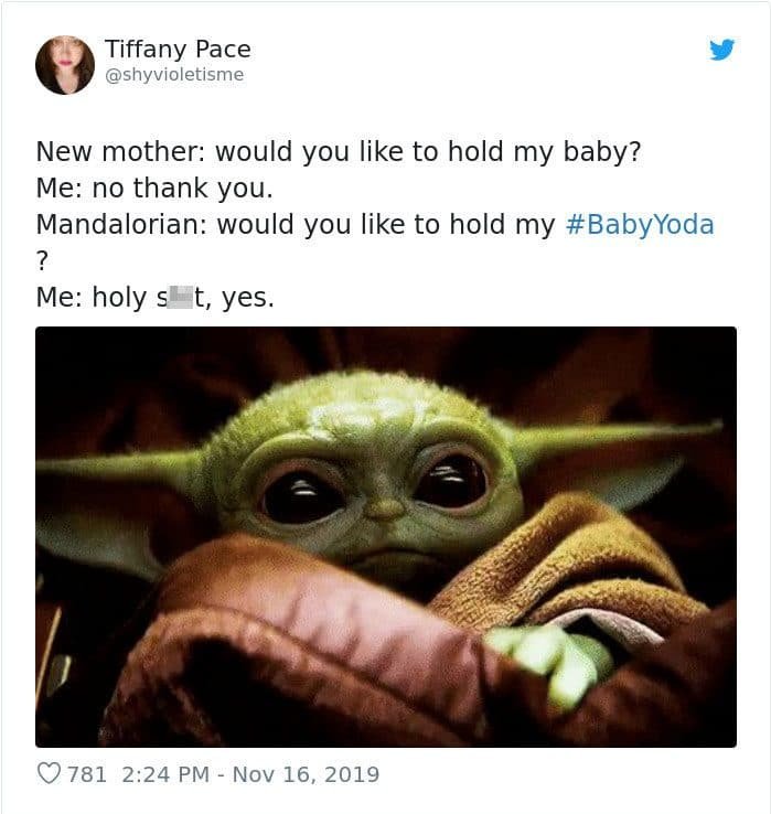 Mandalorian baby yoda